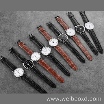 Business Quartz Wrist Watch Belt Men Watches